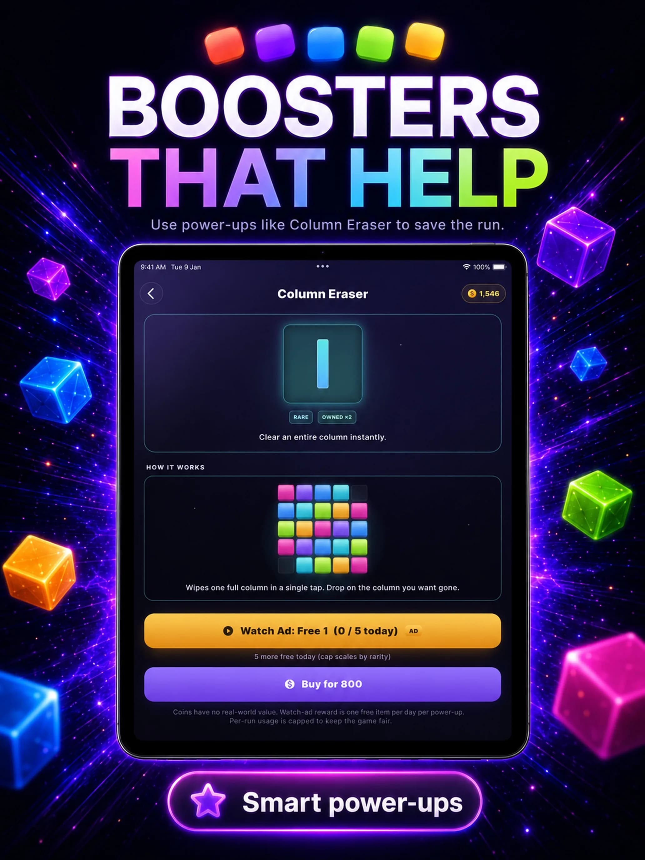 BlockBaaz on iPad, screen 4
