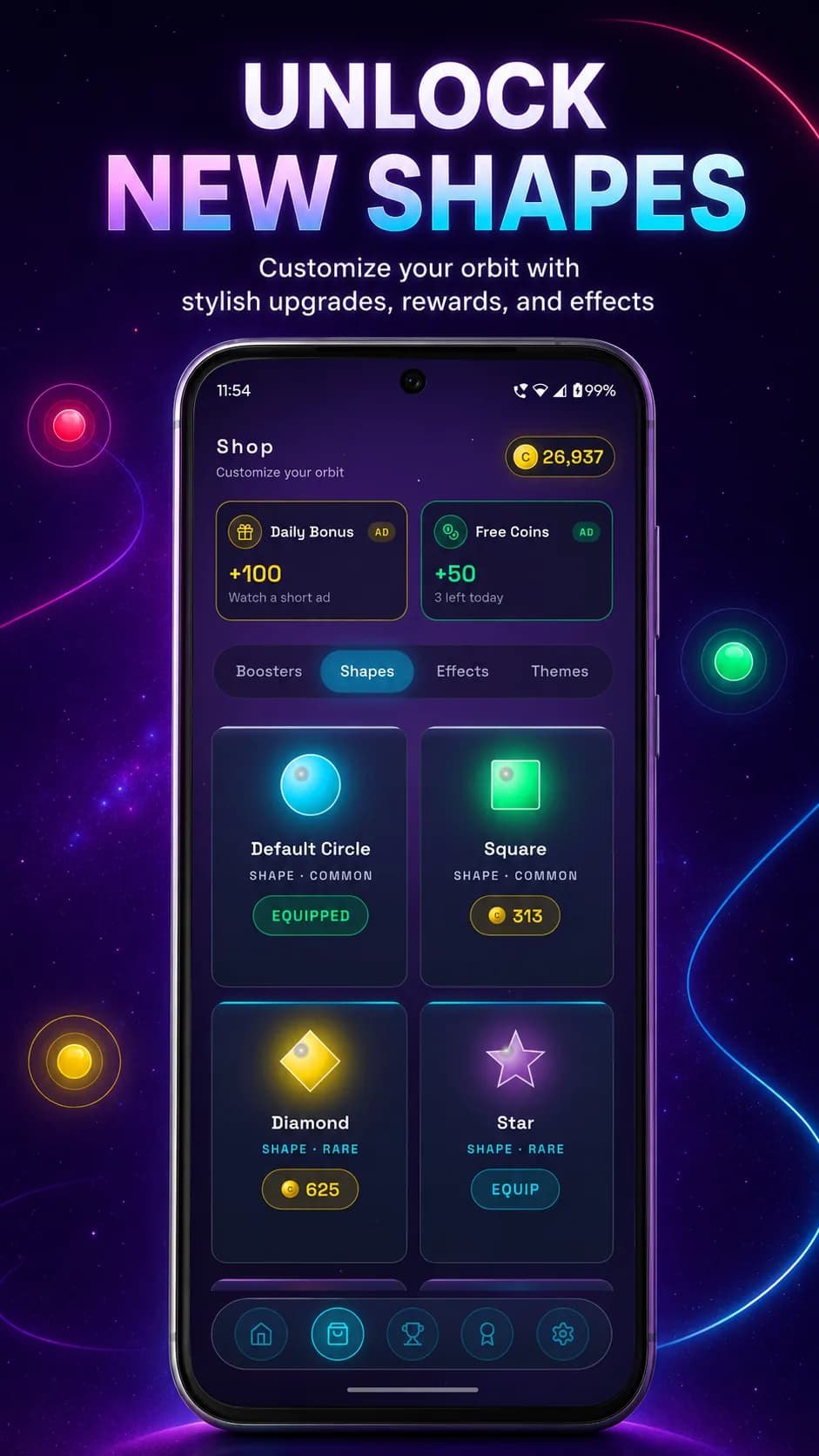 Chroma Orbit on Android phone, screen 7