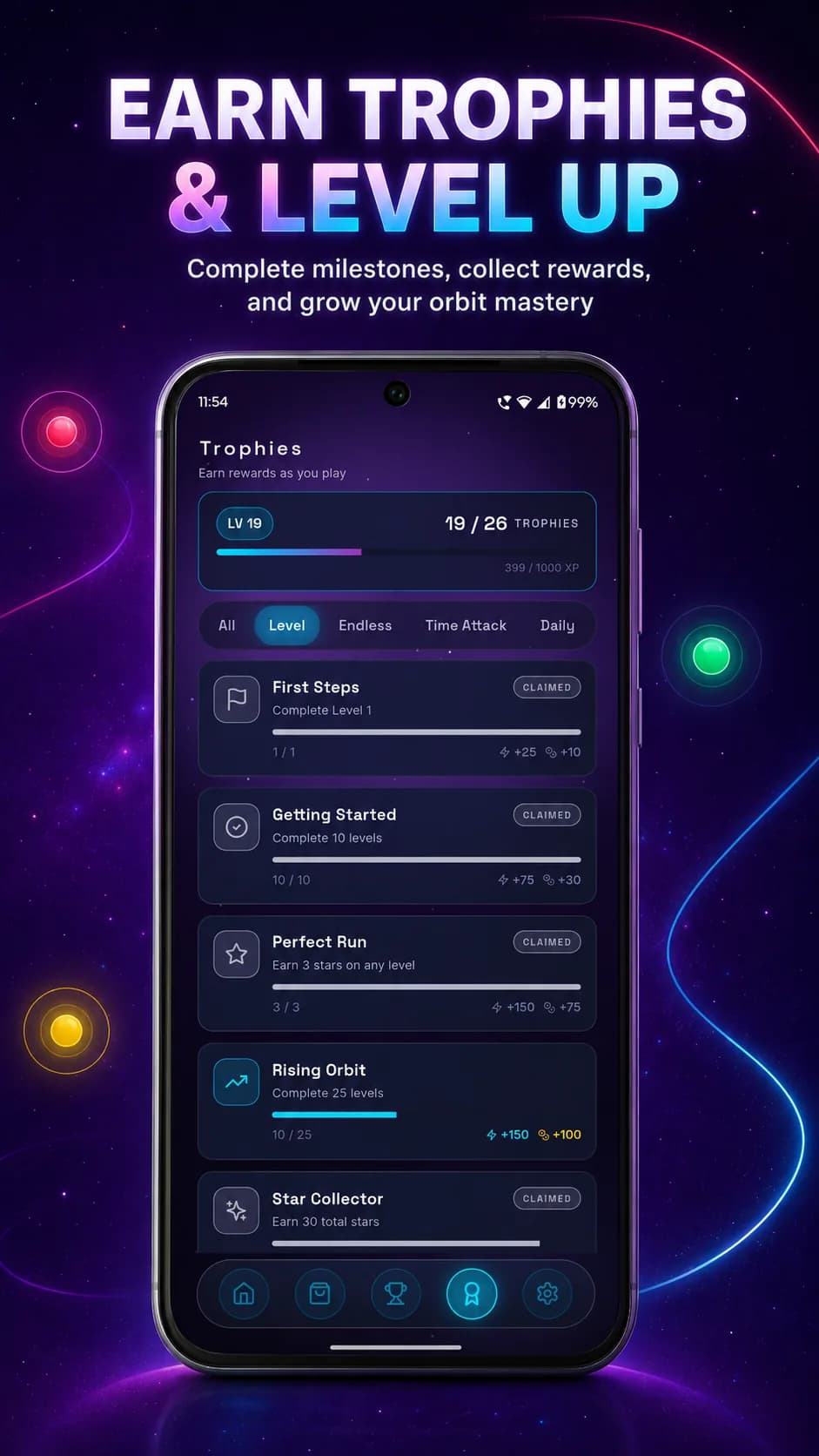 Chroma Orbit on Android phone, screen 8