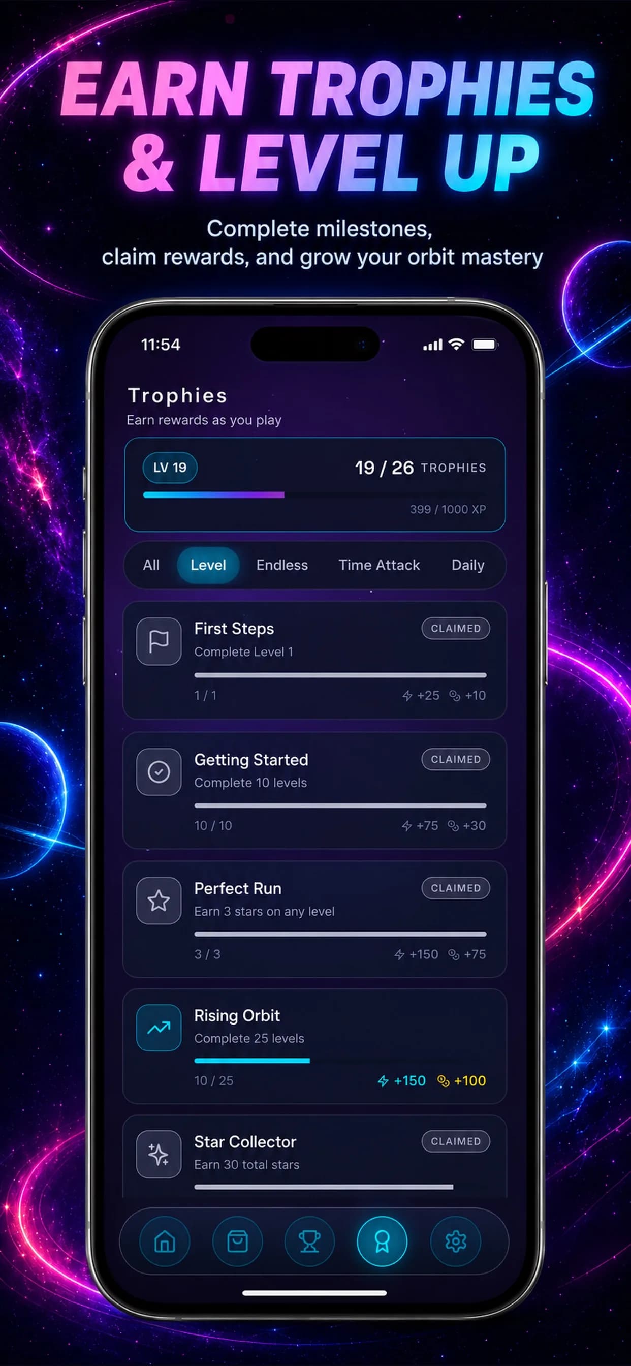 Chroma Orbit on iPhone, screen 7