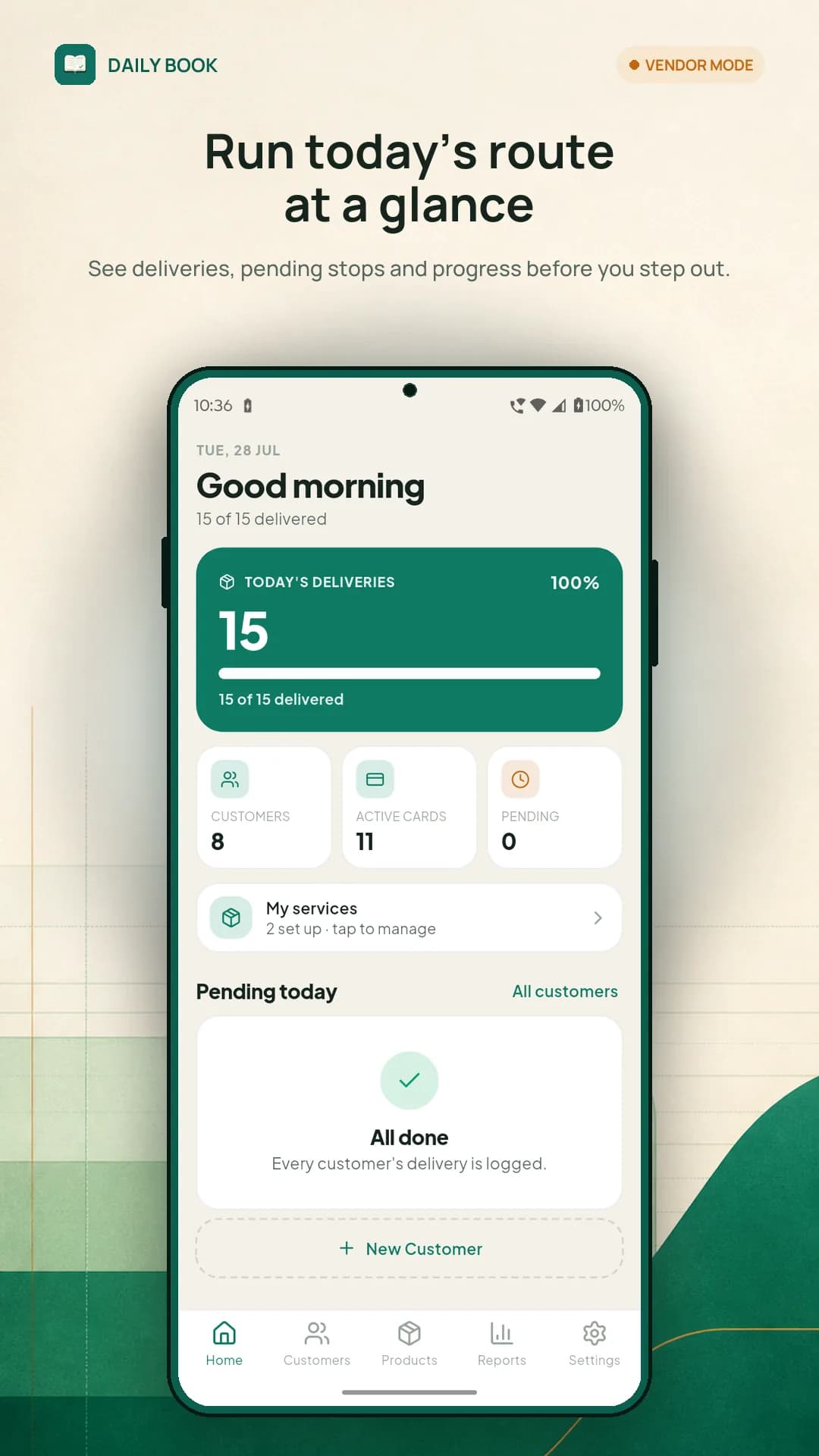 Daily Book on Android phone, screen 5