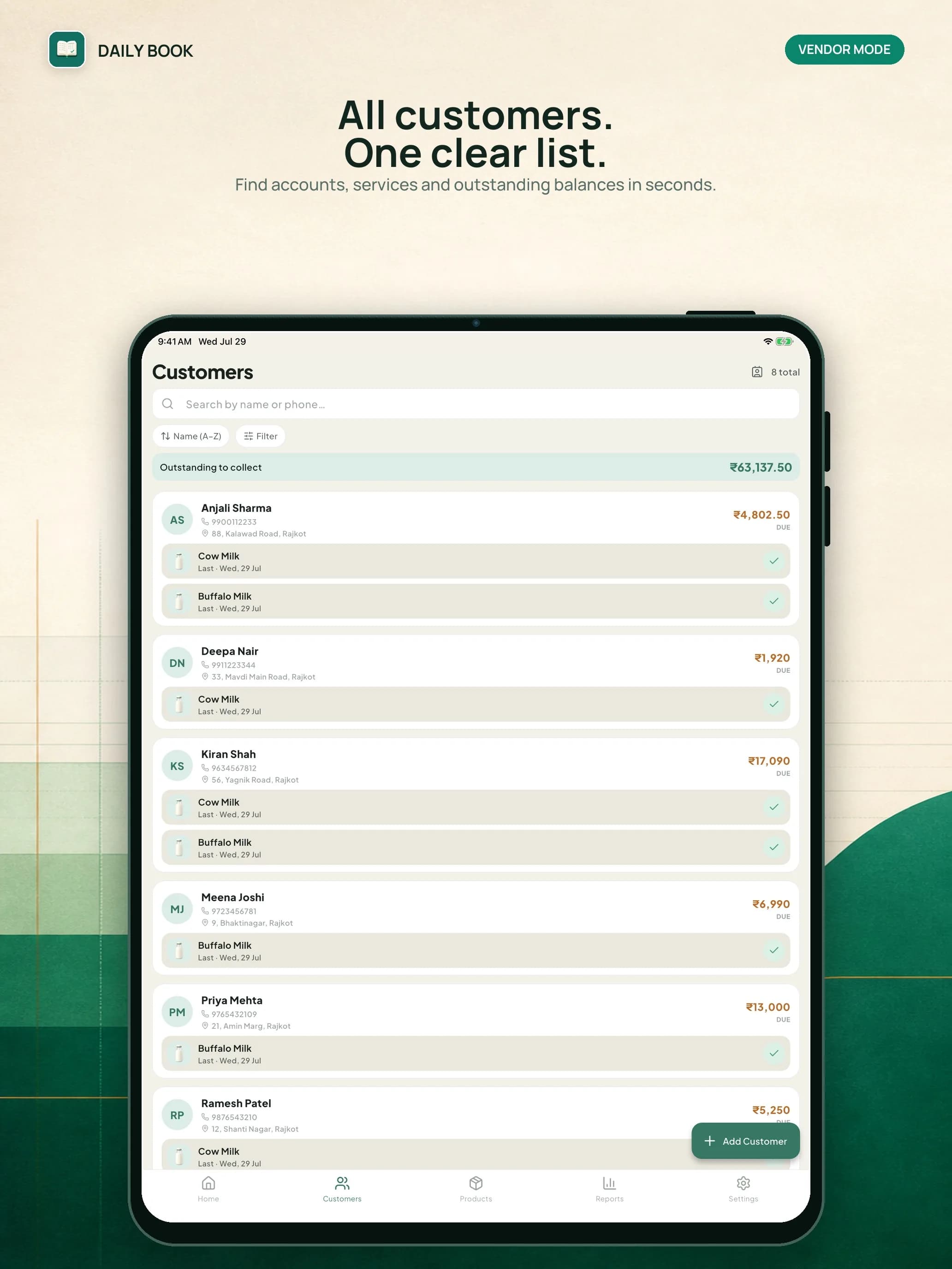Daily Book on iPad, screen 6