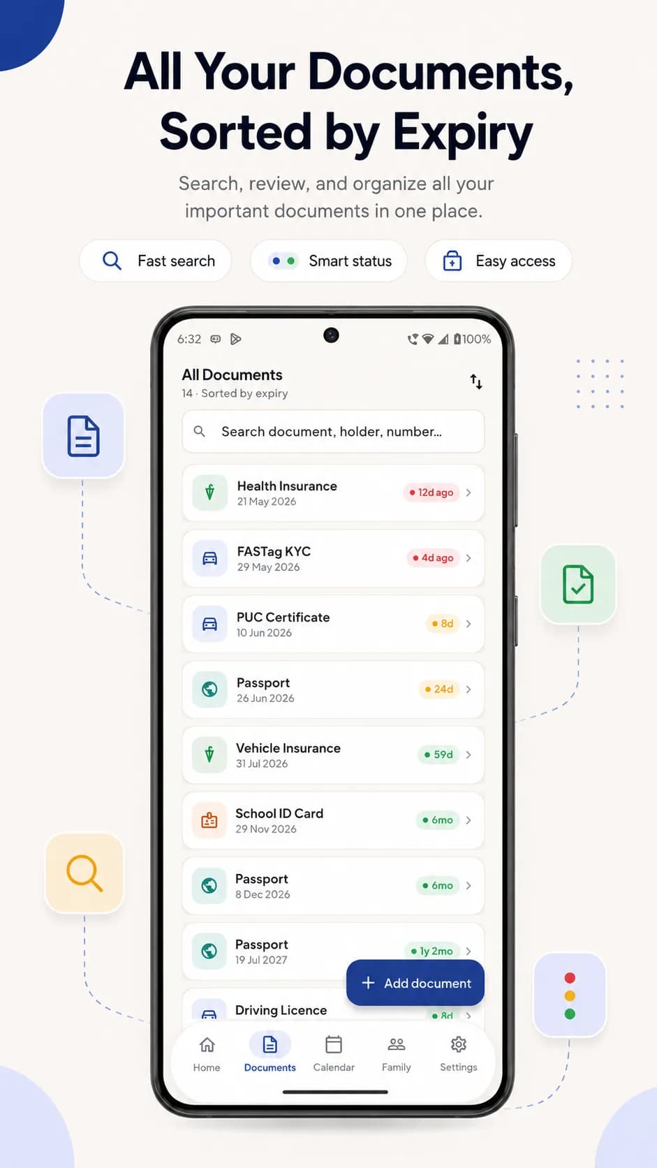Expiry Guard on Android phone, screen 3