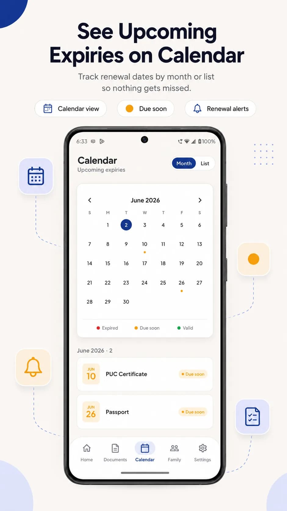 Expiry Guard on Android phone, screen 4