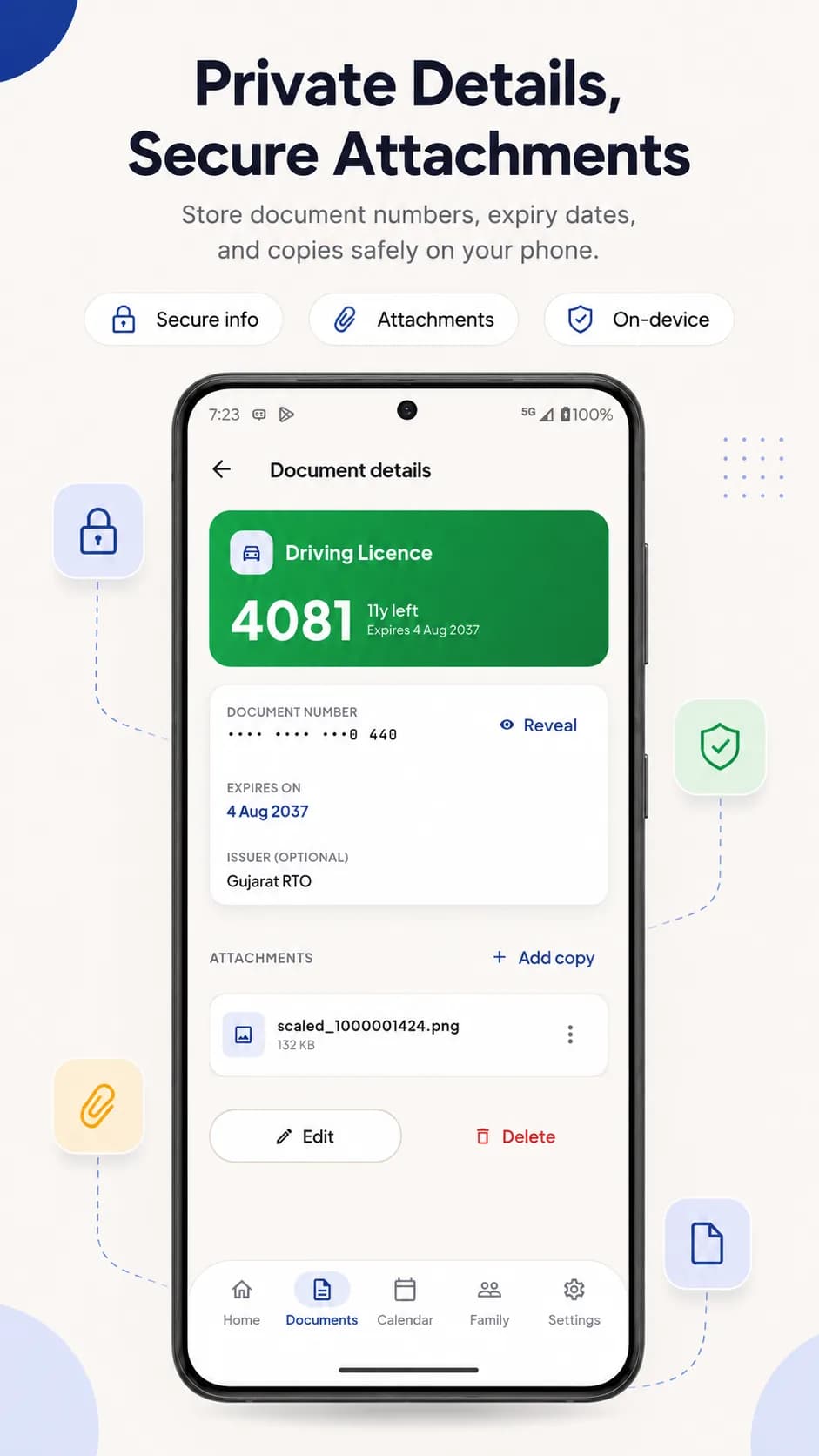 Expiry Guard on Android phone, screen 5