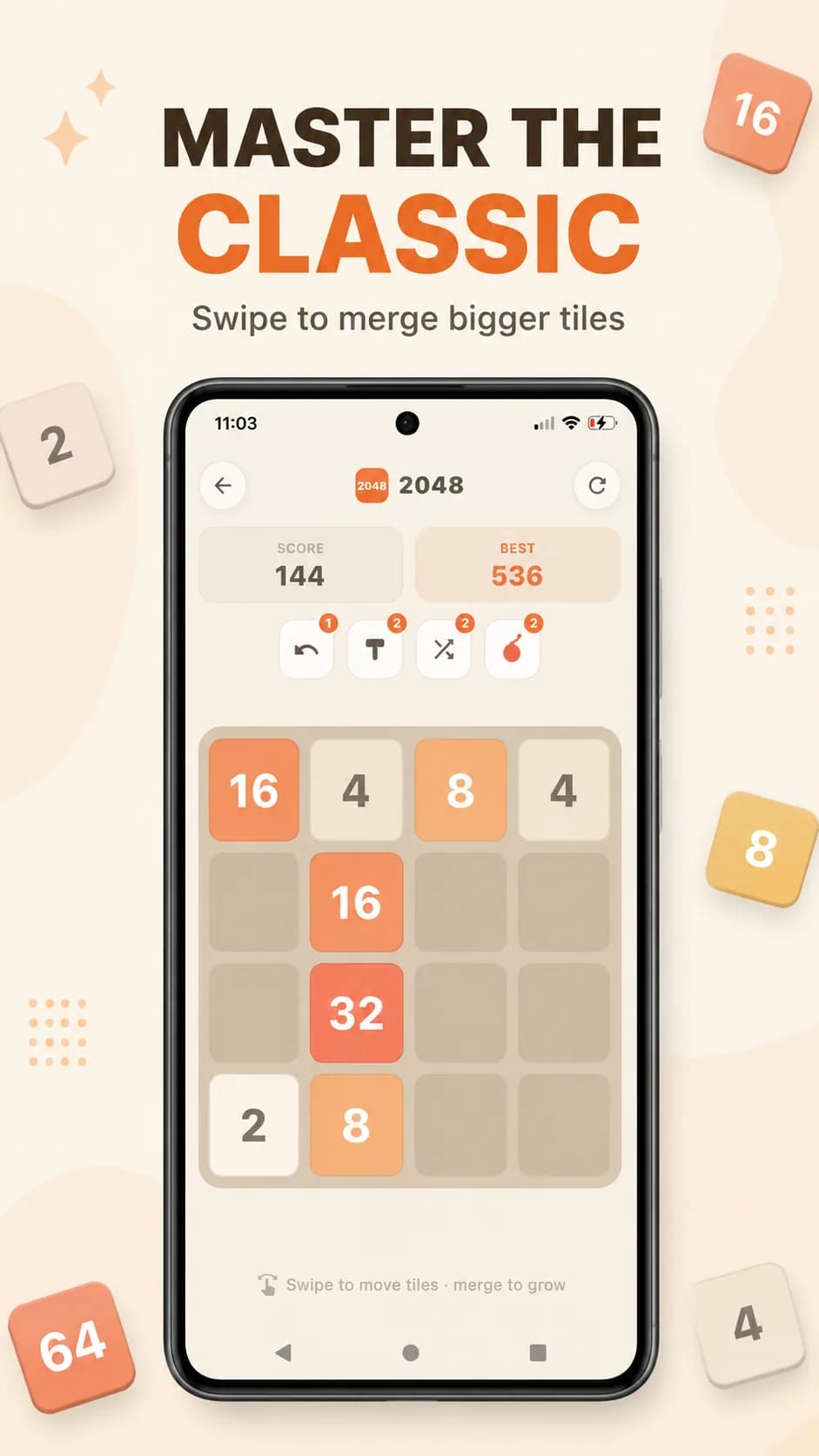 Infinity Number Merge on Android phone, screen 3