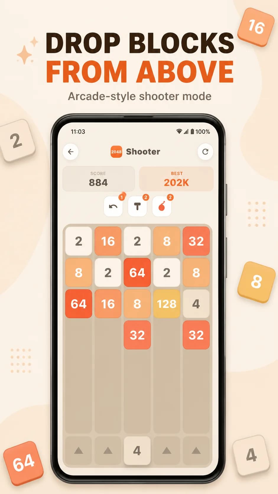 Infinity Number Merge on Android phone, screen 4