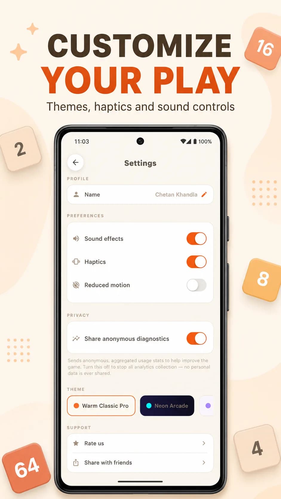 Infinity Number Merge on Android phone, screen 5