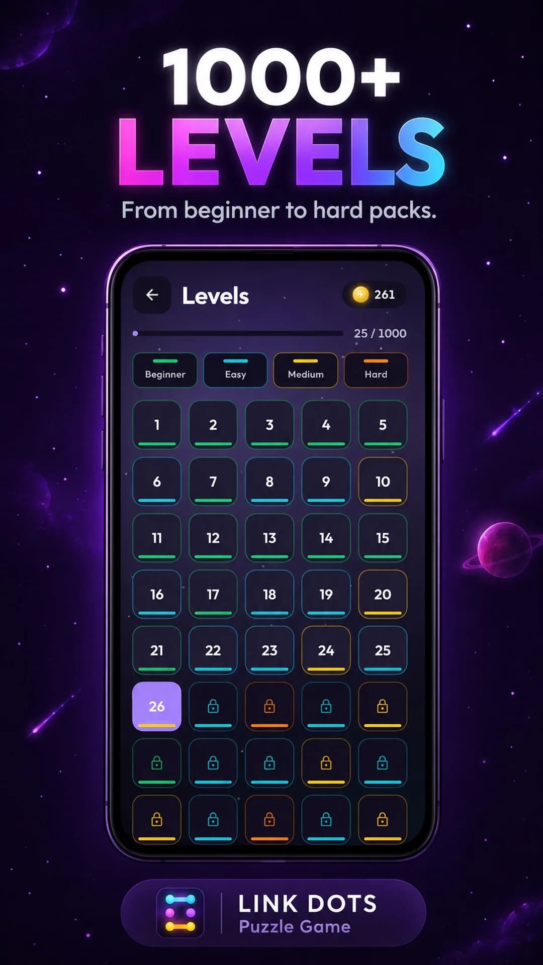 Link Dots on Android phone, screen 5