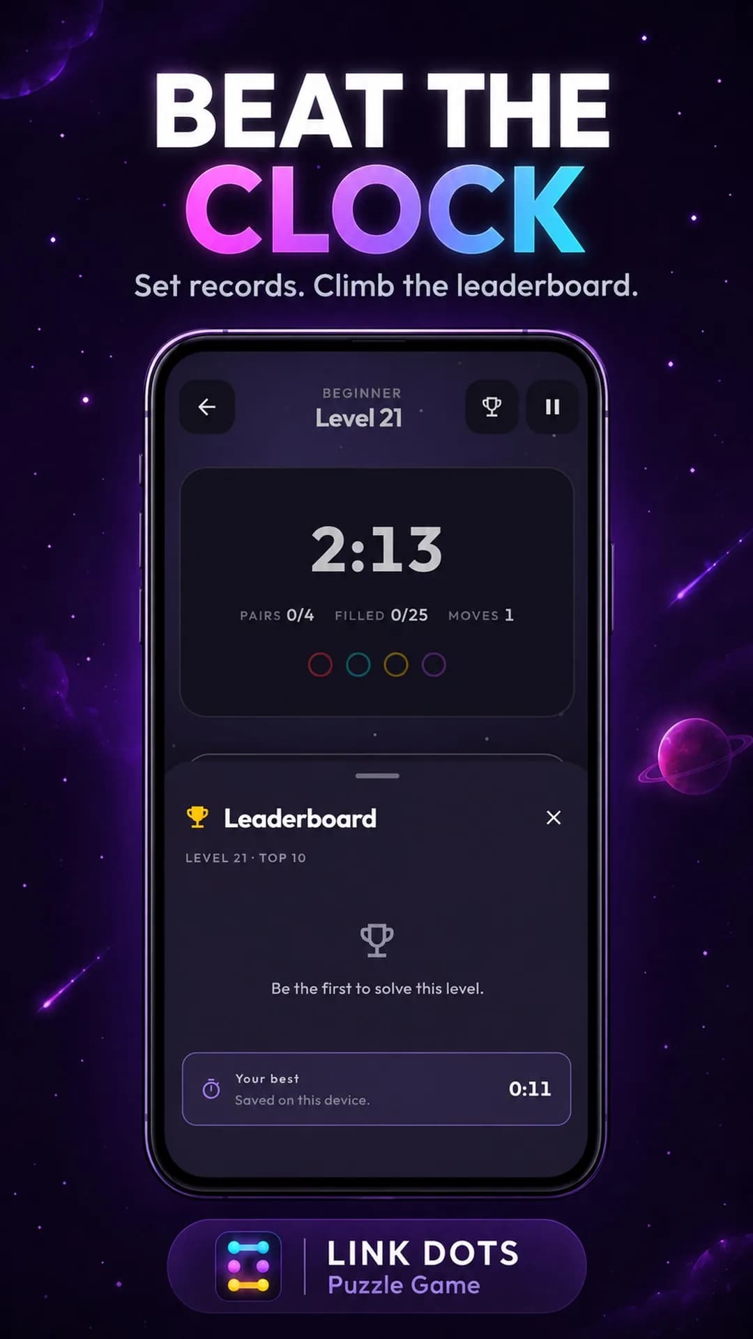 Link Dots on Android phone, screen 6