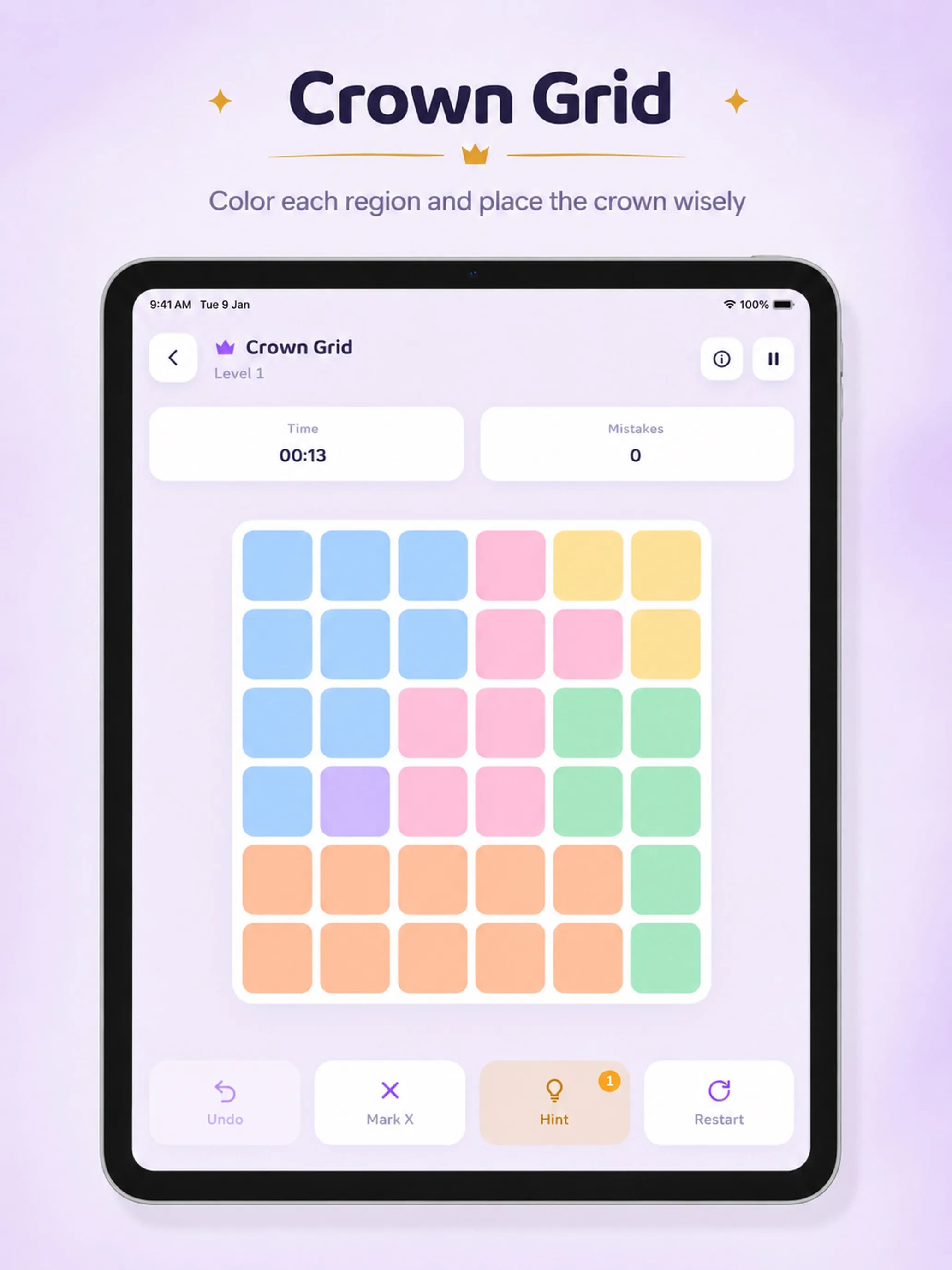 Logic Arena on iPad, screen 3