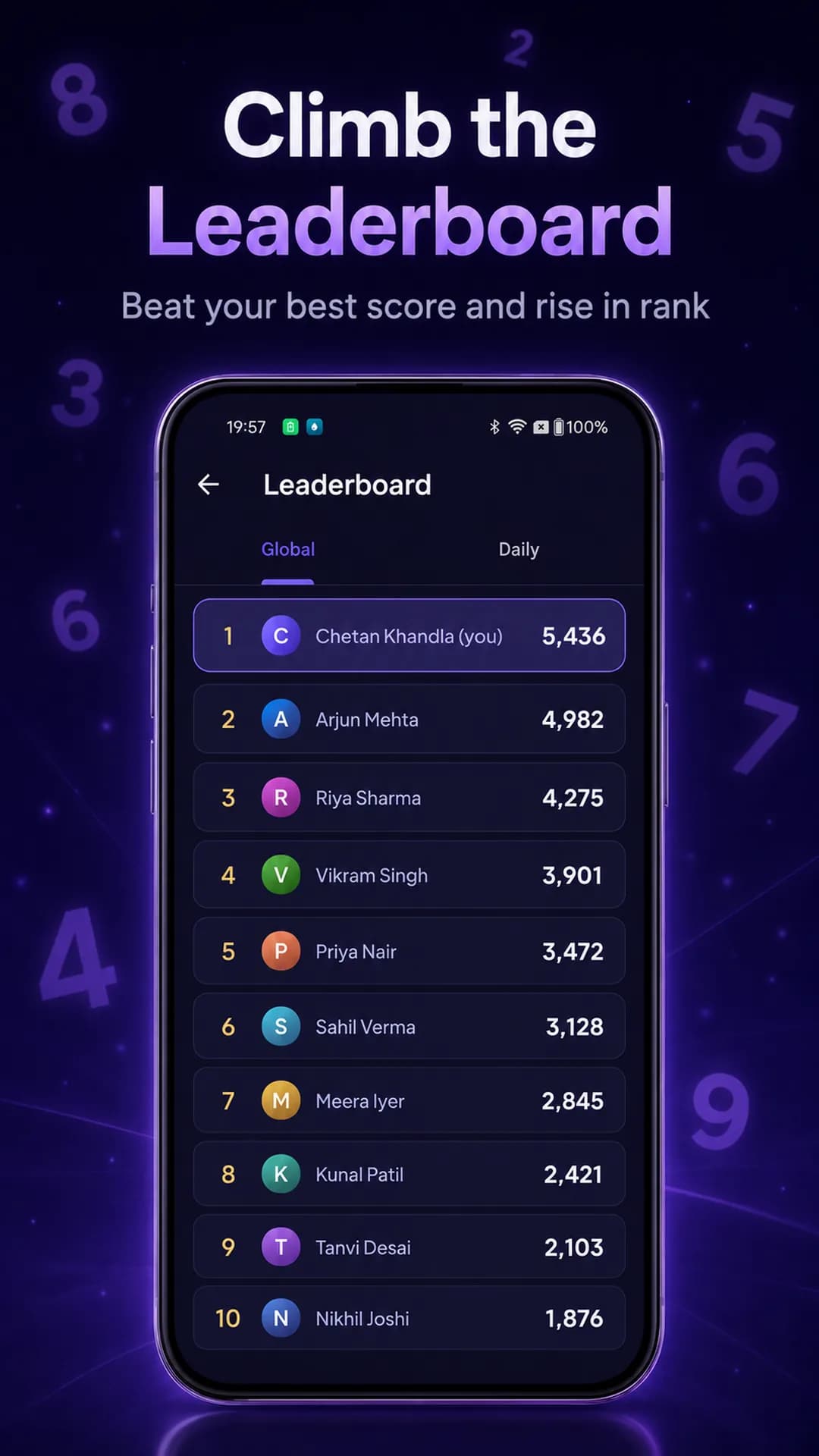 Number Match on Android phone, screen 6