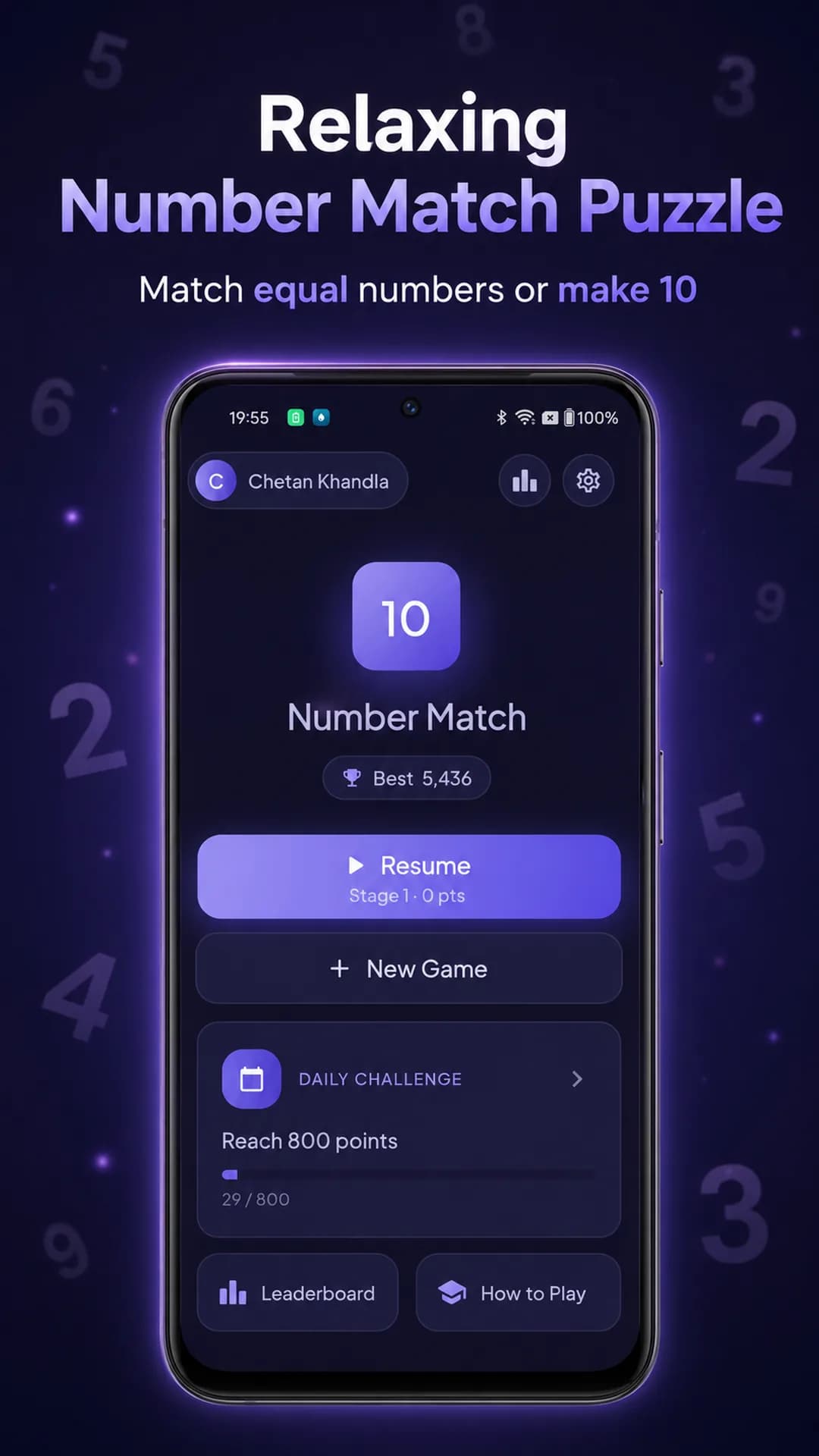 Number Match on Android phone, screen 8