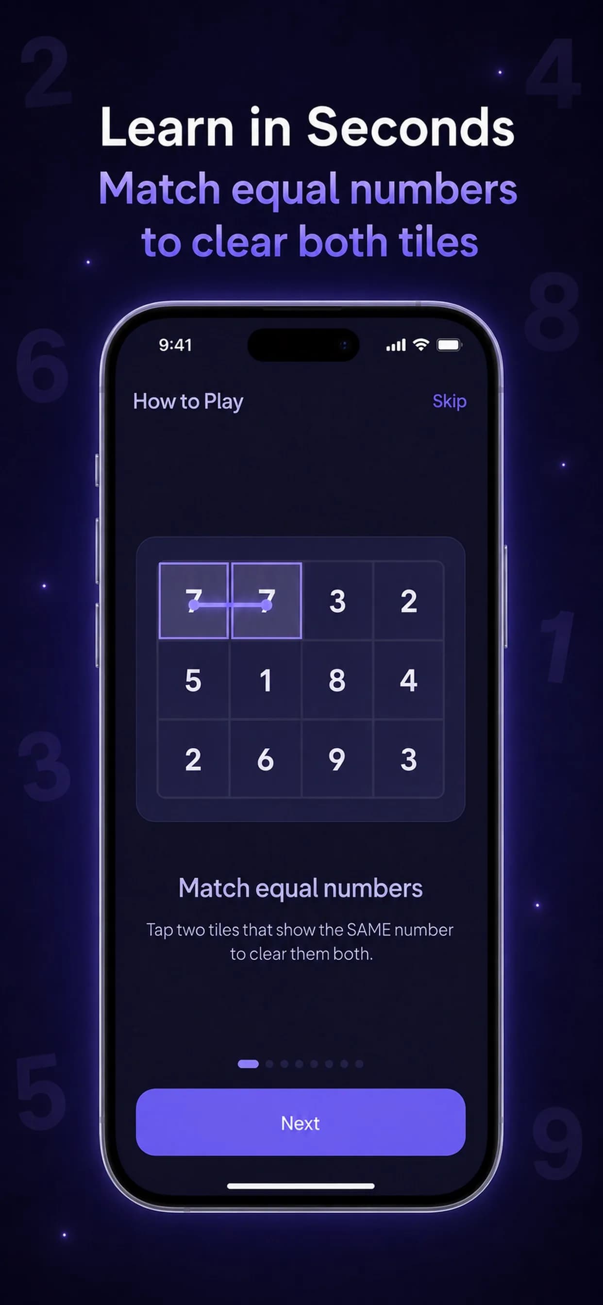 Number Match on iPhone, screen 6