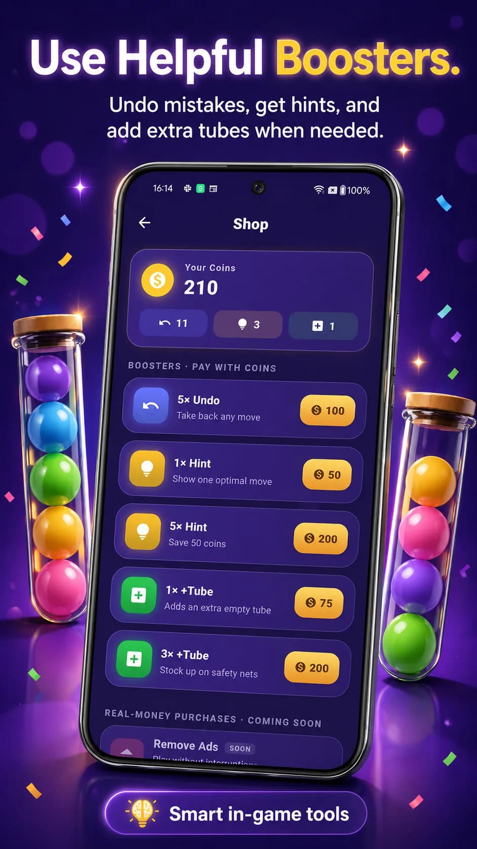 Sortique on Android phone, screen 6